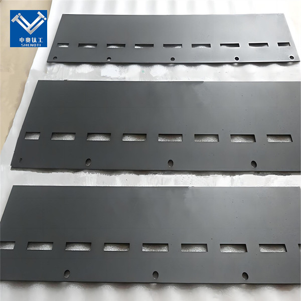 Titanium anode for aluminum foil formation